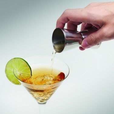 Logo trade promotional items image of: Stainless steel jigger