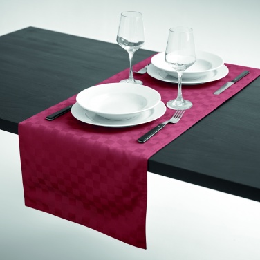 Logo trade advertising products image of: Table runner in polyester