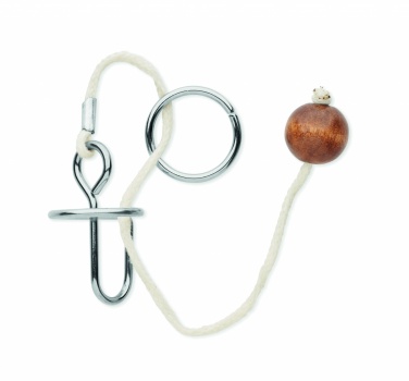 Logotrade promotional gift picture of: Set of 2 metal brain teasers