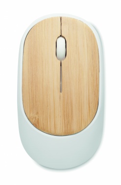 Logotrade promotional giveaway image of: Wireless mouse in bamboo