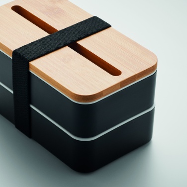 Logo trade advertising products image of: Recycled PP lunch box