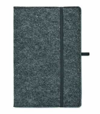 Logotrade promotional product image of: A5 notebook RPET felt