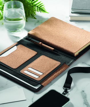Logotrade promotional giveaway picture of: A5 portfolio in cork