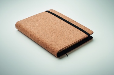 Logo trade promotional gift photo of: A5 portfolio in cork