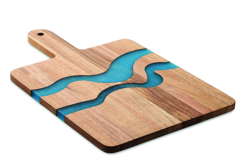 Logo trade business gift photo of: Acacia wood serving board