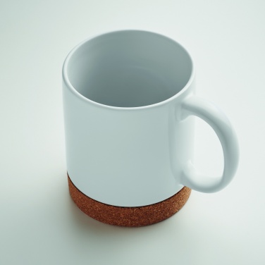 Logo trade promotional products picture of: Sublimation ceramic cork mug