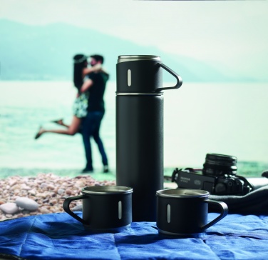 Logotrade advertising product image of: Double wall bottle and cup set