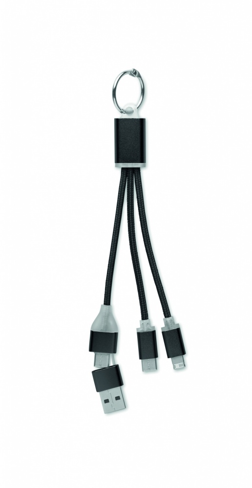 Logotrade promotional product picture of: 4 in 1 charging cable type C