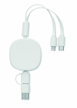 Logo trade promotional gift photo of: Retractable charging USB cable