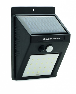 Logo trade promotional gift photo of: Solar LED light motion
