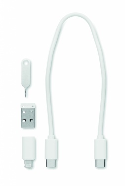 Logo trade promotional giveaways image of: 9 in 1 cable connector set