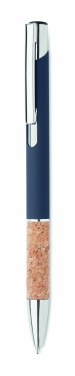 Logo trade promotional product photo of: Ballpoint pen made of aluminum with a cork grip