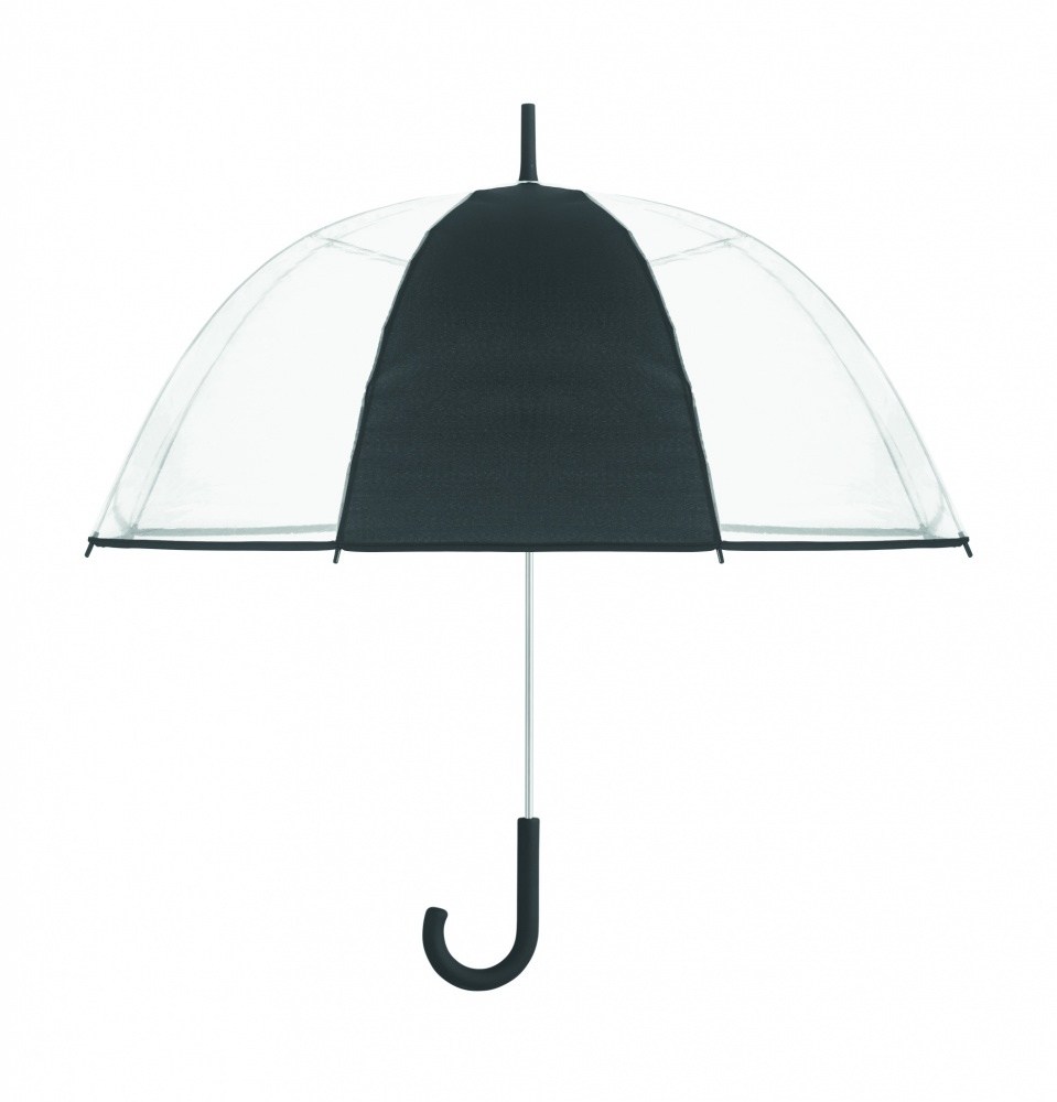 Logo trade advertising products picture of: Transparent 23 inch manual open umbrella