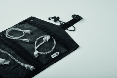 Logotrade promotional merchandise photo of: 210RPET travel cable organizer