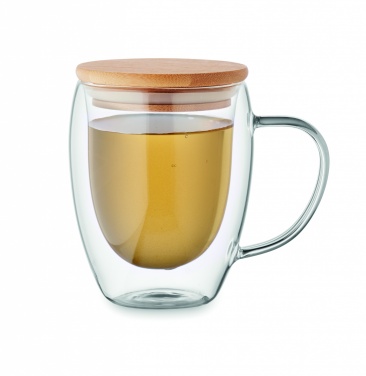 Logo trade advertising products picture of: Double wall borosilicate mug