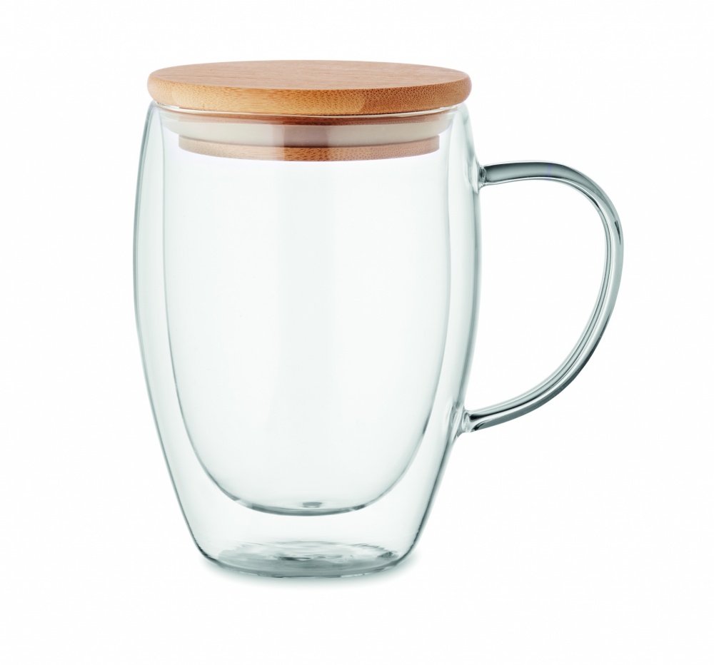 Logotrade promotional giveaway picture of: Double wall borosilicate mug