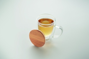 Logo trade promotional giveaway photo of: Double wall borosilicate mug