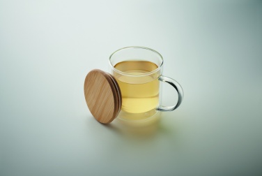 Logo trade promotional giveaways picture of: Double wall borosilicate mug