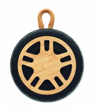 Logo trade promotional item photo of: Wireless speaker tire shaped