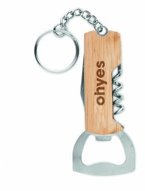 Logotrade promotional product image of: 3 in 1 bamboo pocket tool