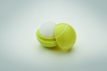 Logotrade promotional products photo of: Lip balm in tennis ball shape