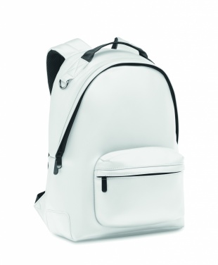 Logo trade business gifts image of: Laptop 15" soft PU backpack