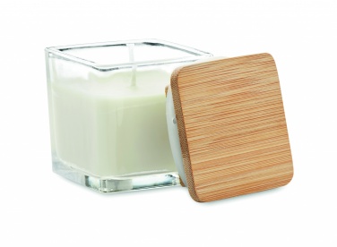Logo trade corporate gifts picture of: Squared fragranced candle 50gr