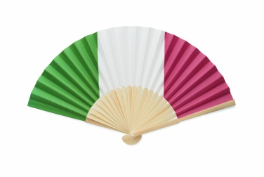 Logo trade promotional merchandise image of: Manual fan flag design