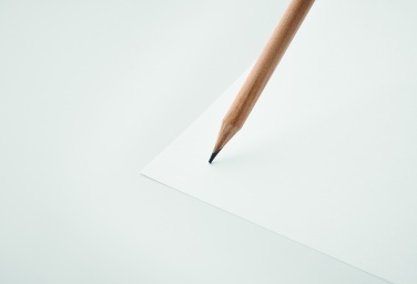 Logo trade promotional merchandise photo of: Natural pencil with eraser