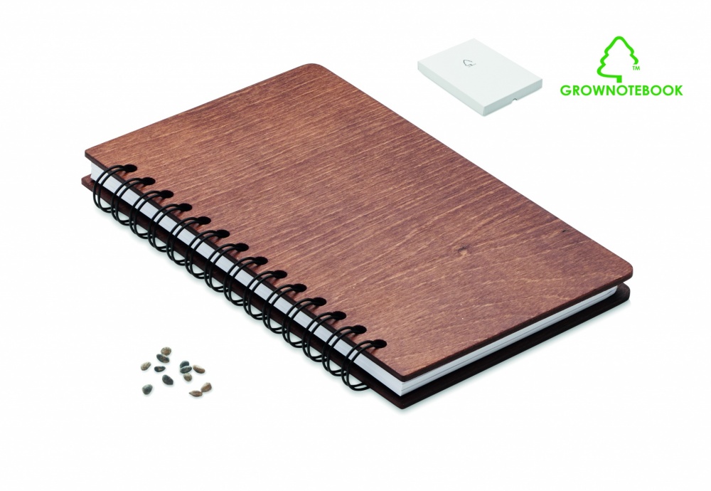 Logo trade advertising product photo of: A5 Birch tree GROWBOOK™