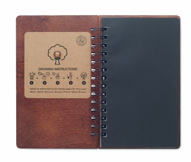 Logo trade advertising product photo of: A5 Birch tree GROWBOOK™