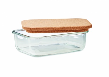 Logotrade promotional product image of: Glass lunch box with cork lid