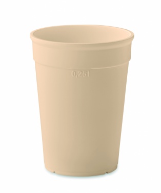 Logotrade promotional item image of: Recycled PP cup capacity 250 ml
