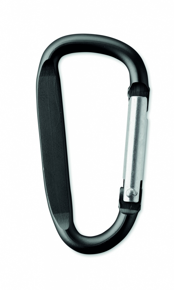 Logo trade promotional product photo of: Carabiner clip in aluminium.