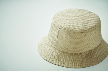 Logo trade promotional merchandise photo of: 9aper straw bucket hat
