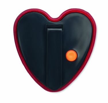 Logo trade promotional giveaway photo of: Heart shaped reflector light