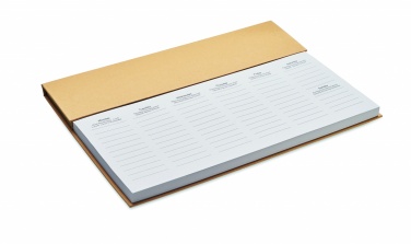 Logo trade promotional gifts picture of: Weekly desktop planner