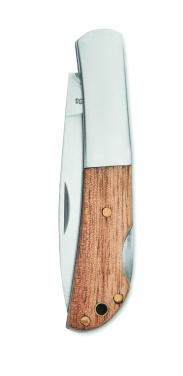 Logotrade promotional gifts photo of: Foldable knife in acacia wood