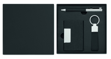 Logo trade advertising product photo of: 3-piece gift set in a gift box with customizable printing
