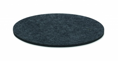 Logotrade promotional product picture of: Round coaster in RPET felt