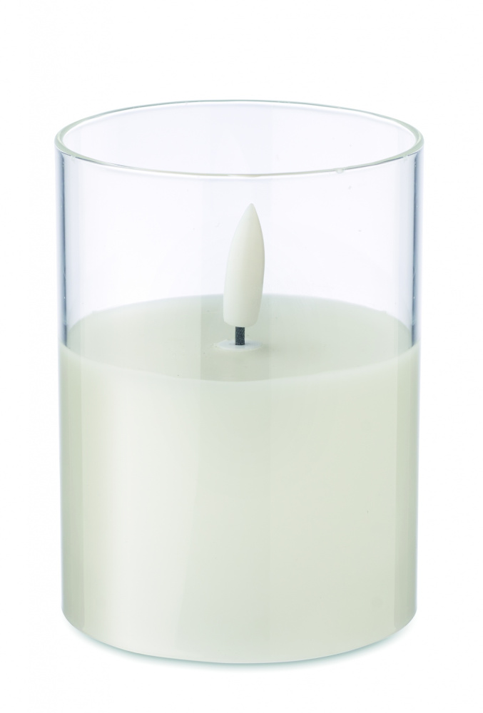 Logotrade promotional gifts photo of: LED wax candle in glass holder