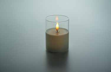 Logotrade corporate gift picture of: LED wax candle in glass holder
