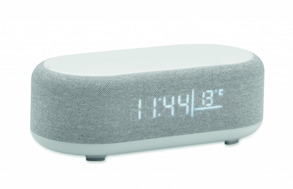 Logo trade promotional gifts picture of: 15W wireless charging speaker