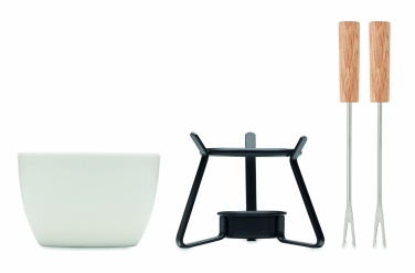 Logotrade promotional gift picture of: Ceramic fondue set 240 ml