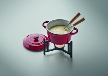 Logo trade promotional merchandise picture of: Ceramic fondue set 300 ml