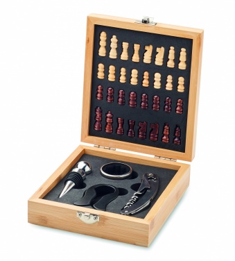 Logotrade corporate gifts photo of: Chess board wine set