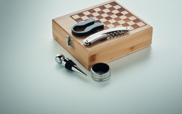 Logo trade corporate gifts picture of: Chess board wine set