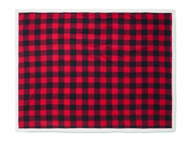 Logo trade promotional merchandise photo of: RPET sherpa fleece blanket