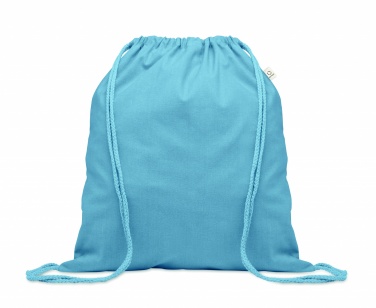 Logo trade advertising products image of: Recycled 140 gr/m² cotton bag