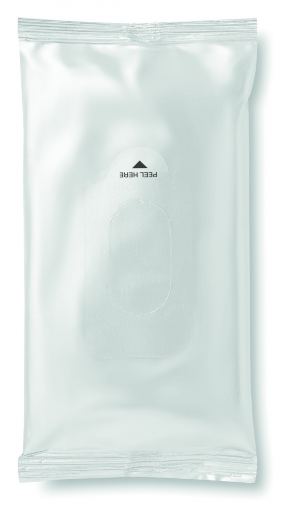 Logo trade promotional merchandise image of: Wet wipes